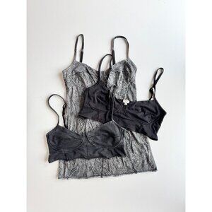 Lot of 3 Aritzia WILFRED FREE & WILFRED Bustier Tops - Bralettes, Tank, Size S